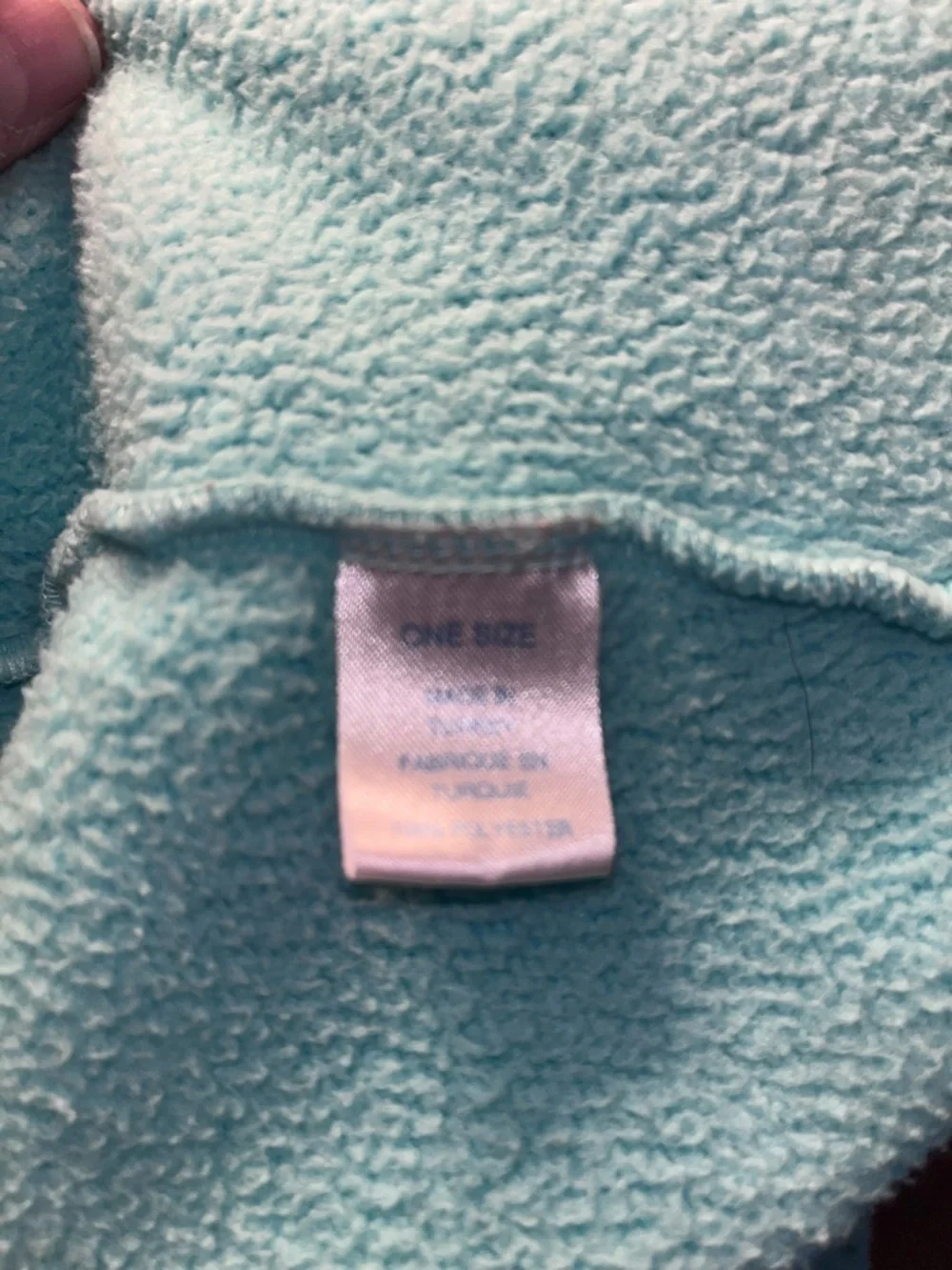 Pottery Barn Teen Plush Teal Bath Robe
